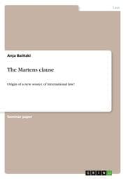 Cover von The Martens clause