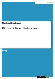 Cover von Die Geschichte der Popforschung