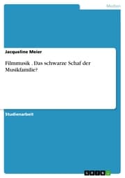 Cover von Filmmusik . Das schwarze Schaf der Musikfamilie?