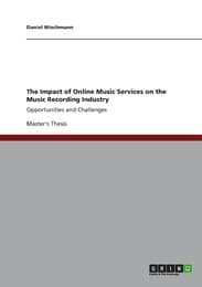 Cover von The Impact of Online Music Services on the Music Recording Industry