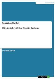 Cover von Die Antichristlehre Martin Luthers