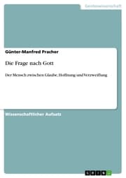 Cover von Die Frage nach Gott