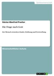 Cover von Die Frage nach Gott
