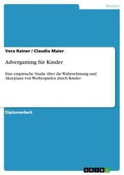 Cover von Advergaming für Kinder
