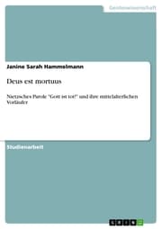 Cover von Deus est mortuus
