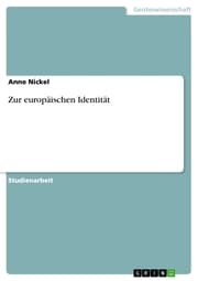 Cover von Zur europäischen Identität