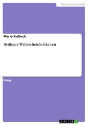 Cover von Bedingte Wahrscheinlichkeiten