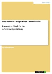 Cover von Innovative Modelle der Arbeitszeitgestaltung