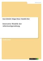 Cover von Innovative Modelle der Arbeitszeitgestaltung
