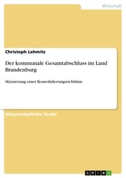 Cover von Der kommunale Gesamtabschluss im Land Brandenburg
