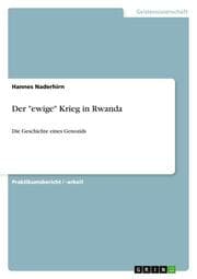 Cover von Der 'ewige' Krieg in Rwanda