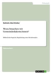 Cover von Wozu brauchen wir Gemeindediakone/innen?