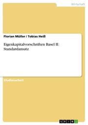 Cover von Eigenkapitalvorschriften Basel II: Standardansatz