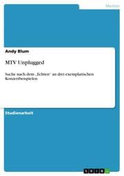 Cover von MTV Unplugged