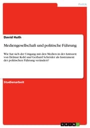 Cover von Mediengesellschaft und politische Führung