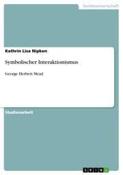Cover von Symbolischer Interaktionismus