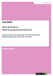 Cover von Metropolregion Halle/Leipzig-Sachsendreieck