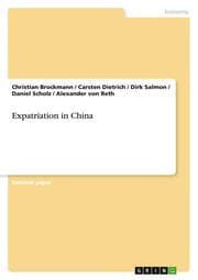 Cover von Expatriation in China