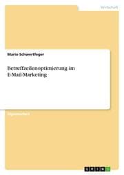 Cover von Betreffzeilenoptimierung im E-Mail-Marketing