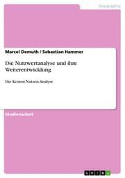 Cover von Die Nutzwertanalyse und ihre Weiterentwicklung