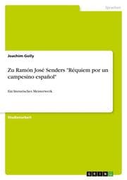 Cover von Zu Ramón José Senders 'Réquiem por un campesino español'