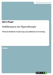 Cover von Einführung in die Hypnotherapie