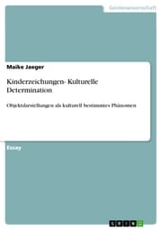 Cover von Kinderzeichungen- Kulturelle Determination