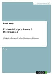 Cover von Kinderzeichungen- Kulturelle Determination
