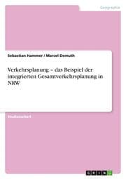 Cover von Verkehrsplanung - das Beispiel der integrierten Gesamtverkehrsplanung in NRW