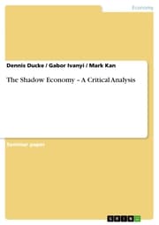 Cover von The Shadow Economy - A Critical Analysis