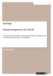 Cover von Kompetenzgrenzen des EuGH