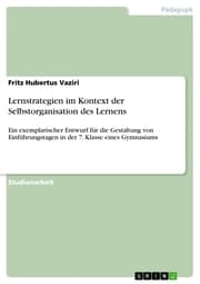 Cover von Lernstrategien im Kontext der Selbstorganisation des Lernens