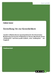 Cover von Entstellung bis zur Kenntlichkeit