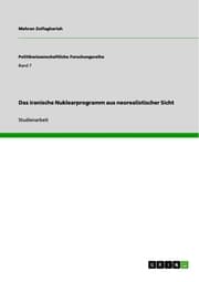 Cover von Das iranische Nuklearprogramm aus neorealistischer Sicht