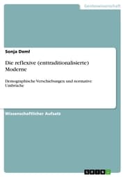 Cover von Die reflexive (enttraditionalisierte) Moderne