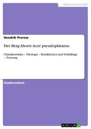 Cover von Der Berg-Ahorn: Acer pseudoplatanus