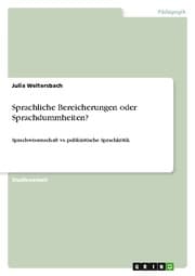 Cover von Sprachliche Bereicherungen oder Sprachdummheiten?