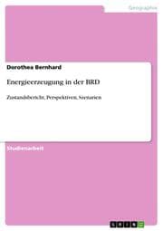 Cover von Energieerzeugung in der BRD