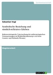 Cover von Symbolische Beziehung und sinnlich-reflexives Erleben
