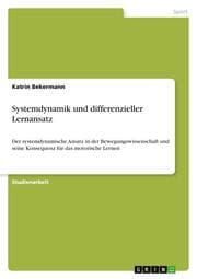 Cover von Systemdynamik und differenzieller Lernansatz