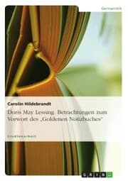 Cover von Doris May Lessing. Betrachtungen zum Vorwort des 'Goldenen Notizbuches'