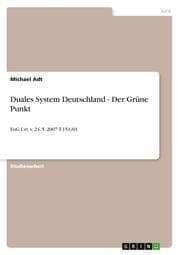 Cover von Duales System Deutschland - Der Grüne Punkt