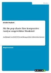 Cover von Hit the pop charts: Eine komparative Analyse ausgewählter Musiktitel