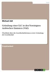 Cover von Gründung einer LLC in den Vereinigten Arabischen Emiraten (VAE)