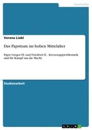 Cover von Das Papsttum im hohen Mittelalter