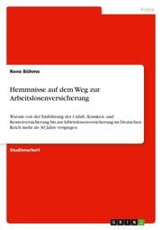 Cover von Hemmnisse auf dem Weg zur Arbeitslosenversicherung