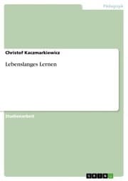 Cover von Lebenslanges Lernen