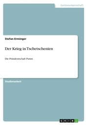 Cover von Der Krieg in Tschetschenien