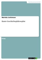 Cover von Kants Geschichtsphilosophie