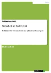 Cover von Sicherheit im Rudersport